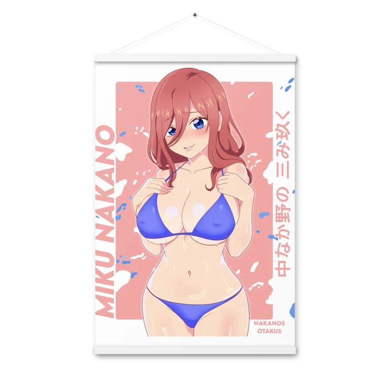 Miku Nakano Summer Girlies Wall Scroll 24x36