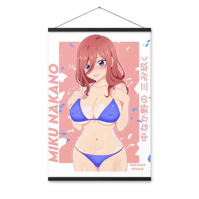 Miku Nakano Summer Girlies Wall Scroll 24x36